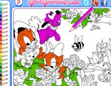 Coloring Fun Game - 2 obrázky na vymaľovanie