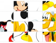 Mickey Mouse Game - Skladačka s Mickey Mouse
