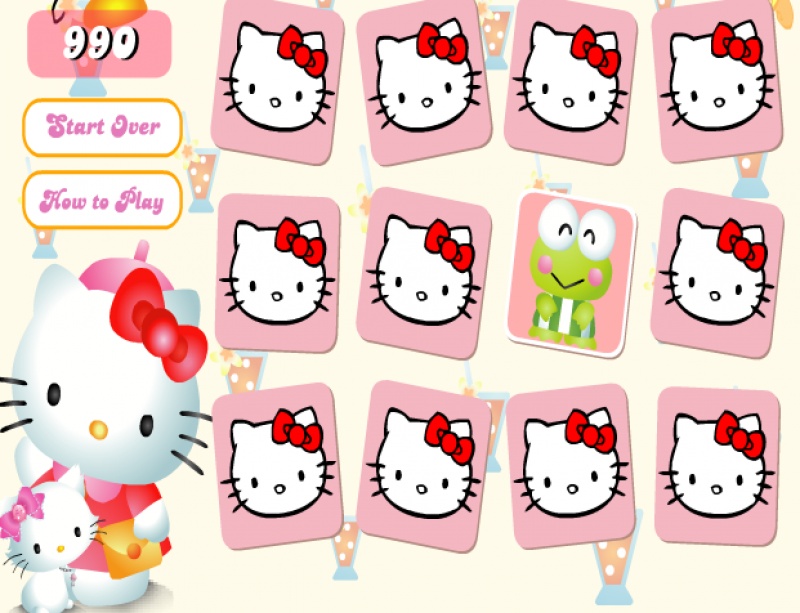 Hello Kitty Memory Hello Kitty Pexeso DetskeHry.sk