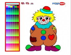 Clown Coloring - Vyfarbi si klauna!