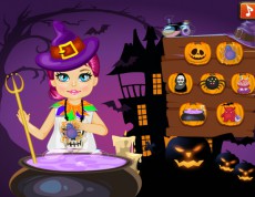 Baby Halloween Slacking - Úlohy pre malú čarodejnicu