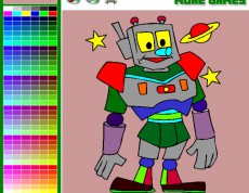Space Robot Coloring - Vyfarbi si robota!