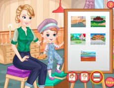 Mother Daughter Paiting Dressup - Obleč mamičku a jej dcérku!